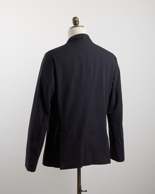 Herno Seersucker Two Button Blazer Navy 1344