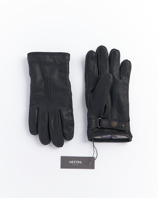 Hestra Deerskin Lambsfur Lined Winter Glove Black fw23