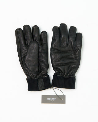 Hestra Black Deerskin Tore Primaloft Insulated Winter Gloves Black  1