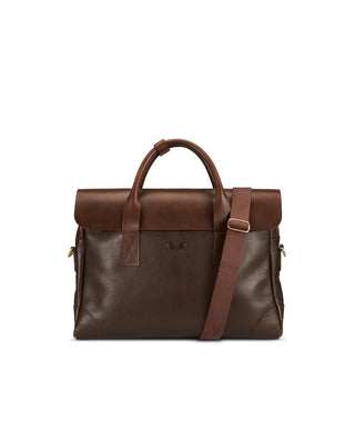 Bennett Winch The Leather Brief Brown 1