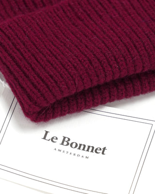 Le Bonnet Lambswool  Caregora Toque Bordeaux 