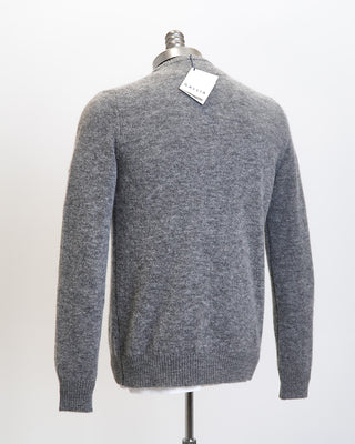 Gallia Alpaca Blend sheepish Grey Crewneck Sweater Grey  7