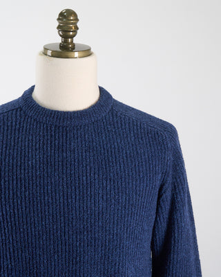 Gallia Plush Comfy Ribbed Sweater Blue 129