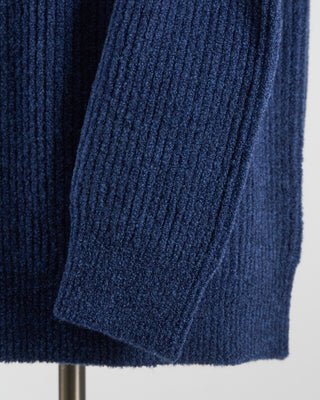 Gallia Plush Comfy Ribbed Sweater Blue 131