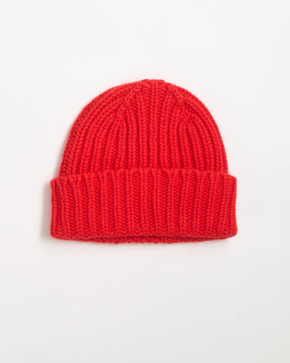 Chunky Logo Lambswool & Caregora Toque