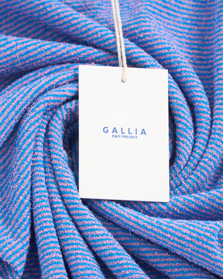 Gallia Snow Fil A Fil Knit T Shirt Blue 1 4