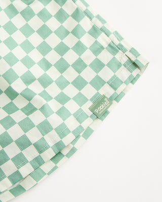Pockies Green Checkered Cotton Boxers With Pockets Green 2 1535