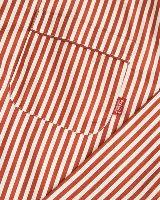 Pockies Terracotta Striped Pyjama Shirt Terracotta 3 1549