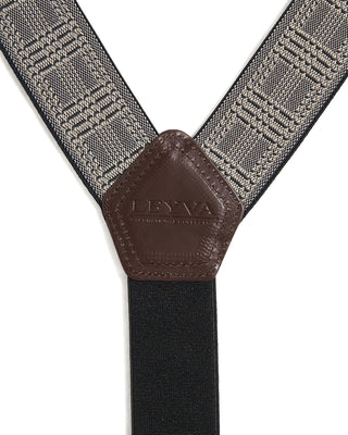 Leyva Black Elastic Suspenders Black 6 10431