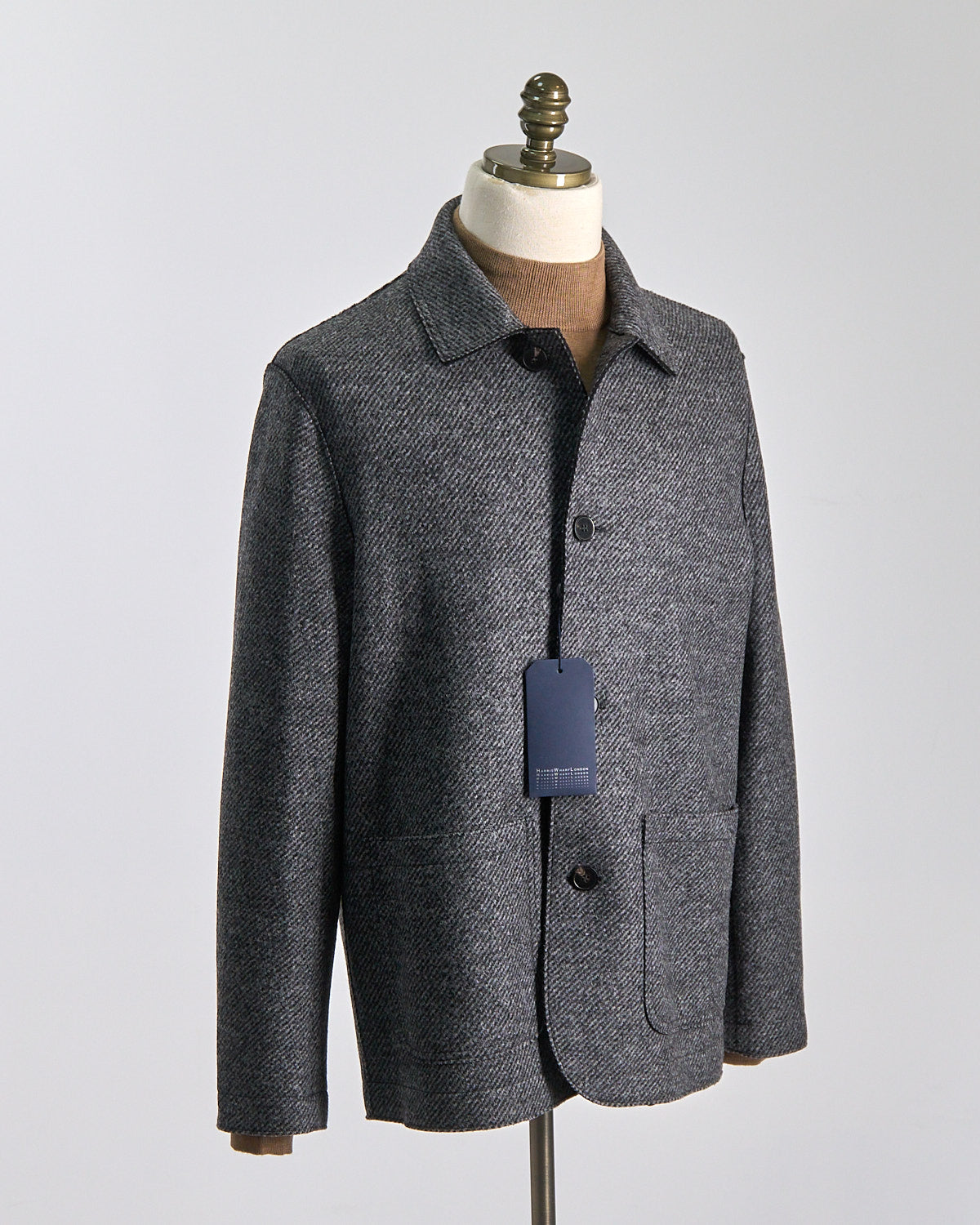 Knit sleeve utility jacket hotsell