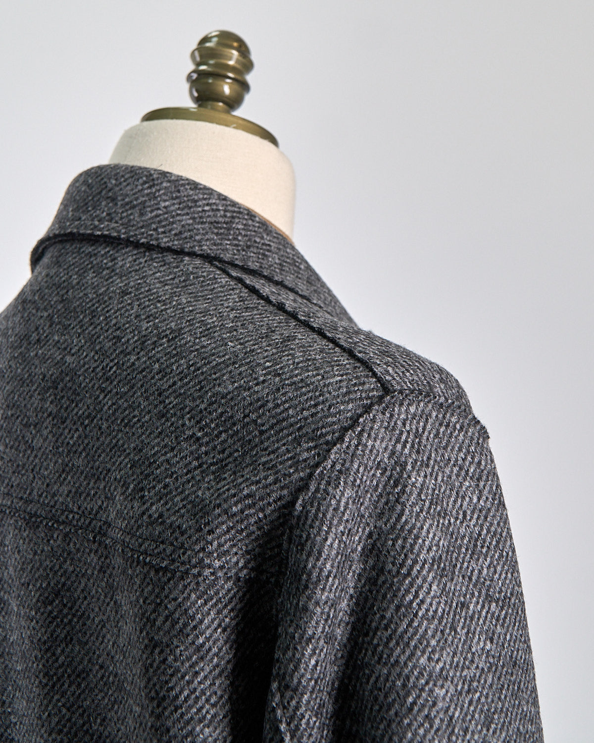 Harris Wharf London Jacquard Twill Stretch Knit Utility