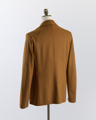 Harris Wharf London Superfine Merino Stretch Knit Sweater Blazer Toffee 2672 1