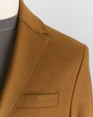 Harris Wharf London Superfine Merino Stretch Knit Sweater Blazer Toffee 2672 5