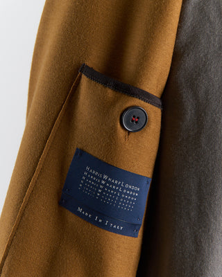 Harris Wharf London Superfine Merino Stretch Knit Sweater Blazer Toffee 2672 8