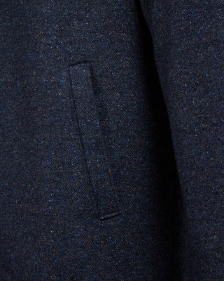 Harris Wharf London Wool Donegal Coach Jacket Blue 6 2285