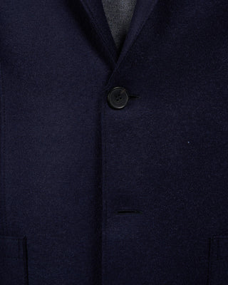 Harris Wharf London Pressed Wool Light Sweater Blazer Navy 1 2229