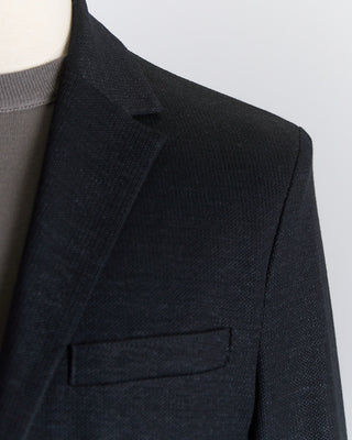 Superfine Merino Stretch Knit Sweater Blazer