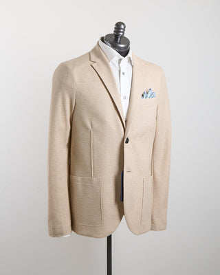 Harris Wharf London Loro Piana Fabric Honeycomb Blazer Cream 1482