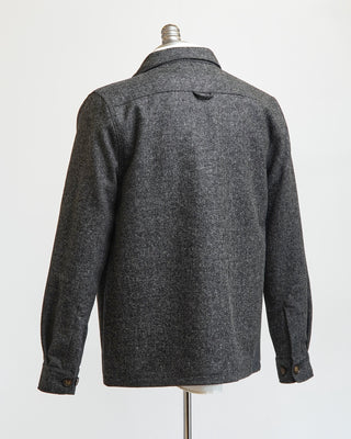 Portuguese Flannel Grey Woolen Field Jacket Grey 