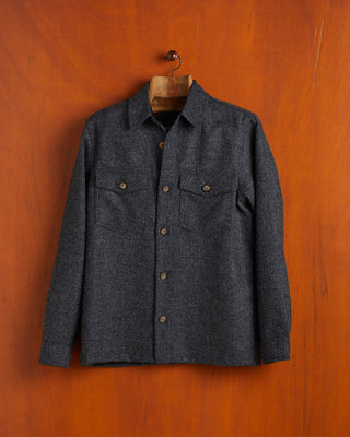 Portuguese Flannel Grey Woolen Field Jacket Grey 0