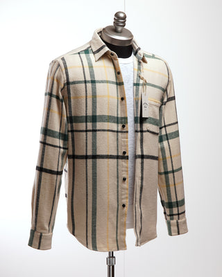 Portuguese Flannel Displacement 3 Thick Flannel Shirt Cream 