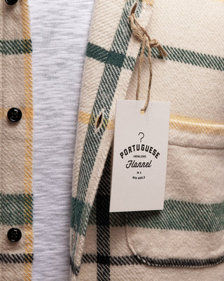 Portuguese Flannel Displacement 3 Thick Flannel Shirt Cream  1