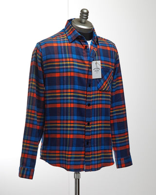 Portuguese Flannel Basti Check Flannel Shirt Multi 