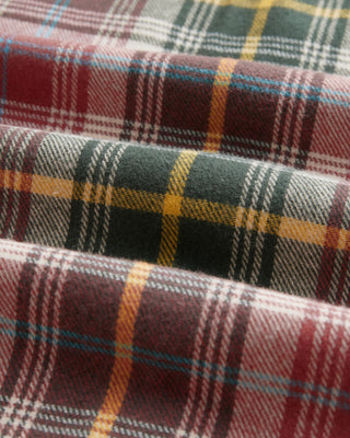 Portuguese Flannel Alpi Lofty Twill Flannel Cotton Shirt Red 5