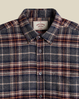 Portuguese Flannel Augusta Check Cotton Flannel Shirt Multi  2