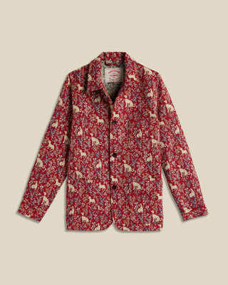 Portuguese Flannel Hall Tapestry Labura Shirt Jacket Red 1