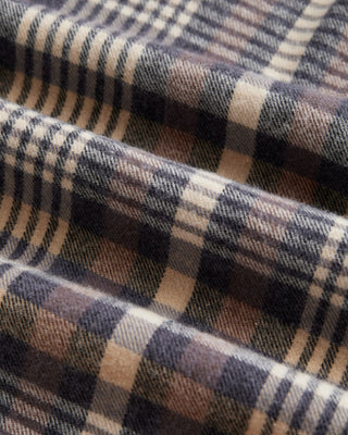 Portuguese Flannel Manta Lofty Flannel Shirt Grey  Tan 5