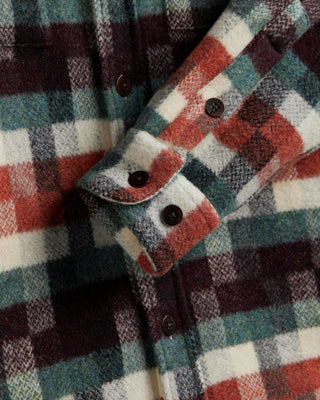 Portuguese Flannel Wool La Paz Collab Chunky Overshirt Multi 2