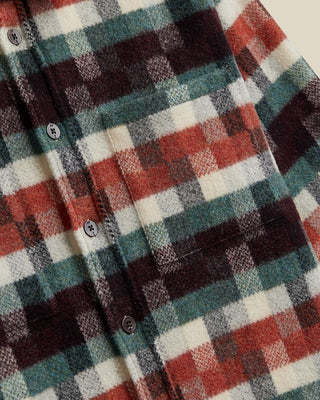 Portuguese Flannel Wool La Paz Collab Chunky Overshirt Multi 3