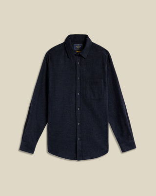 Portuguese Flannel Neat sounds Flannel Shirt Navy 1