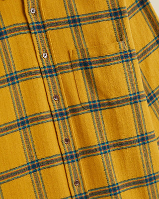 Portuguese Flannel Standard Yellow Plaid Flannel Shirt Yellow 3