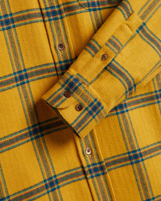 Portuguese Flannel Standard Yellow Plaid Flannel Shirt Yellow 4