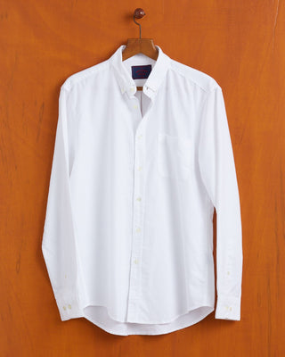Portuguese Flannel Belavista Off White Cotton Button Down Shirt White SS24