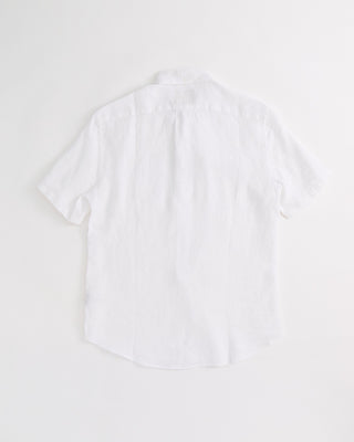 Portuguese Flannel 100% Linen White Short Sleeve Shirt White 1 1