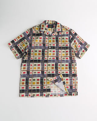 Portuguese Flannel Color Case Tencel Camp Collar Shirt Multi 