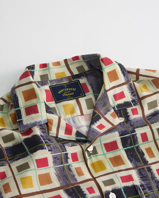 Portuguese Flannel Color Case Tencel Camp Collar Shirt Multi  3