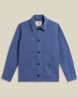 Portuguese Flannel Legacy Canvas Cotton Jacket Blue 1