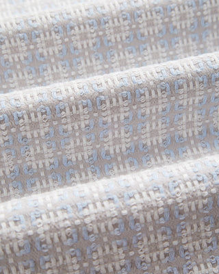 Portuguese Flannel Polen Jacquard Camp Collar Shirt Light Blue 4