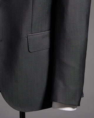 Calvaresi Owen Steel Grey Wool  Mohair Suit Jacket Steel Grey 9 11114
