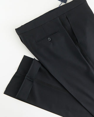 Calvaresi Patrick Black Tuxedo Pants Black  1