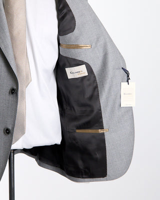 Calvaresi Owen Light Grey Suit Jacket Grey  4