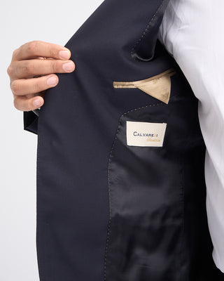 Calvaresi Owen Navy Suit Jacket Navy 15 11179