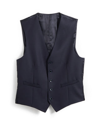 'George' Navy Vest