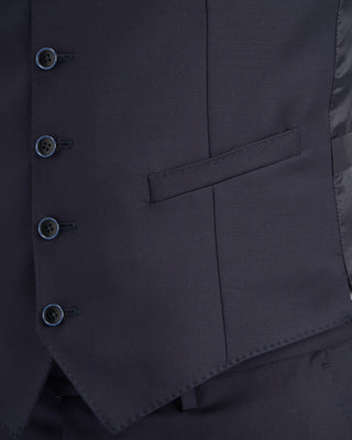 'George' Navy Vest