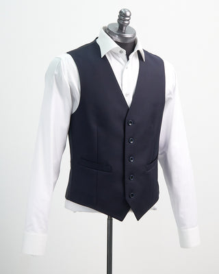 Calvaresi George Navy Vest Navy 2