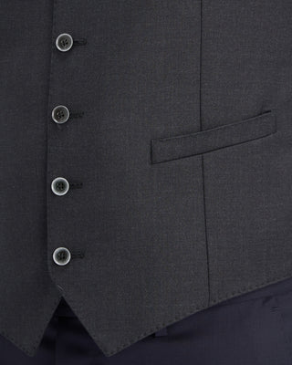 'George' Charcoal Vest